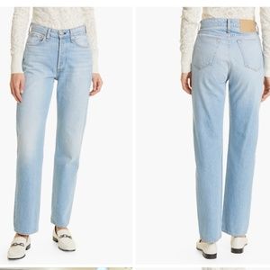 Rag & Bone Alex High Waist Straight Leg Jeans size 32